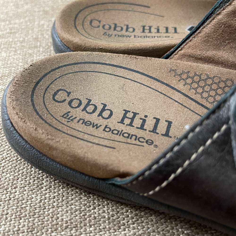 Cobb Hill by New Balance 2 strap brown pewter sandals w7 - Picture 6 of 6